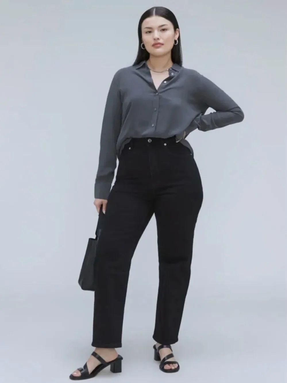 New Everlane THE WAY-HIGH® HOURGLASS JEAN in Coal Size 30